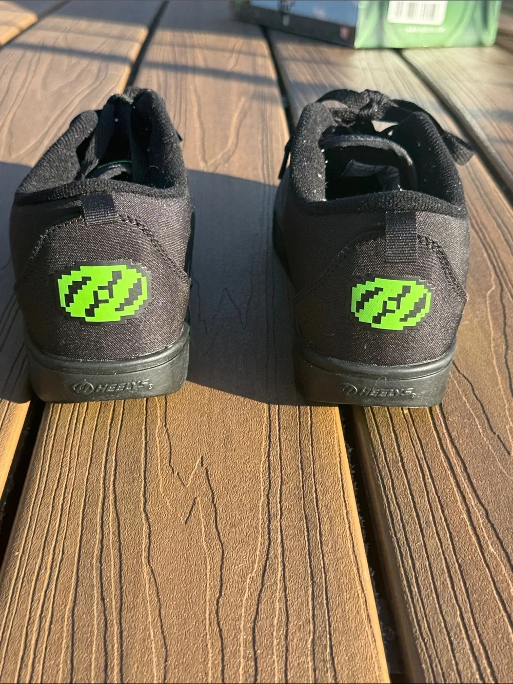 Heelys Black Sneakers with Minecraft logo